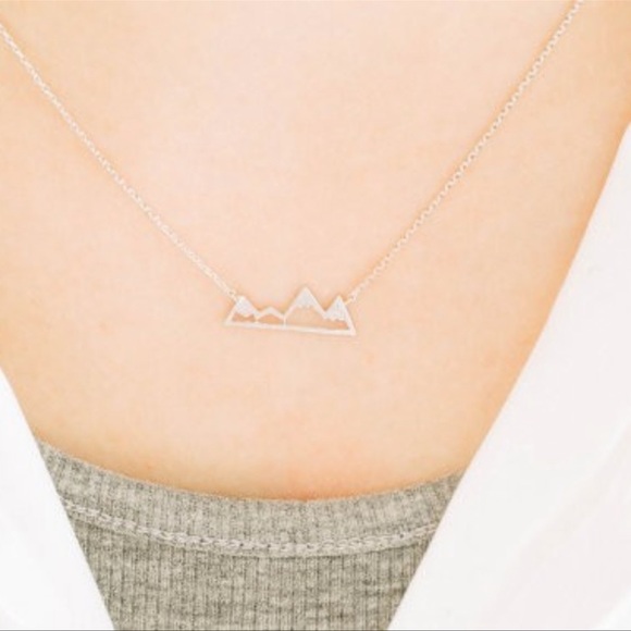 🔥1 day sale🔥Snow Mountain Necklace(silver color) - Picture 4 of 4